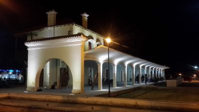 Estación del ferrocarril, sector andén