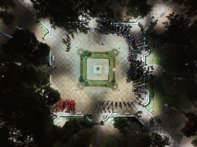 Iluminación Plaza 9 de julio